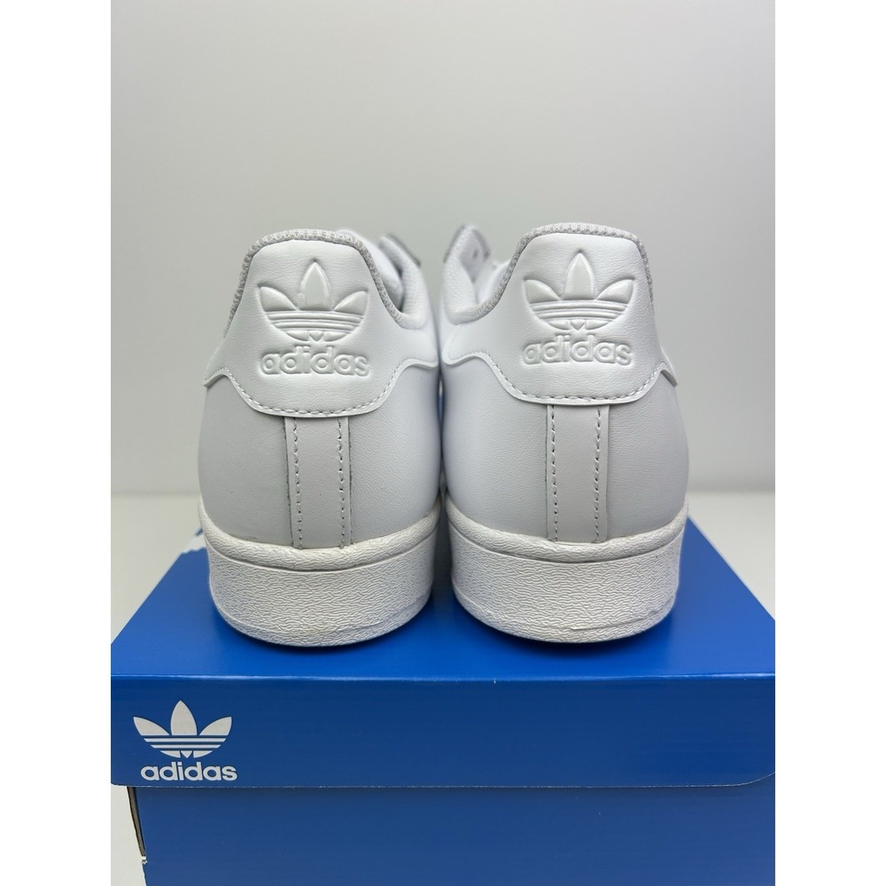 Adidas Mens Size 9.5 Superstar Shoes Cloud White Casual Sneakers Footwear EG4960 - Picture 5 of 5